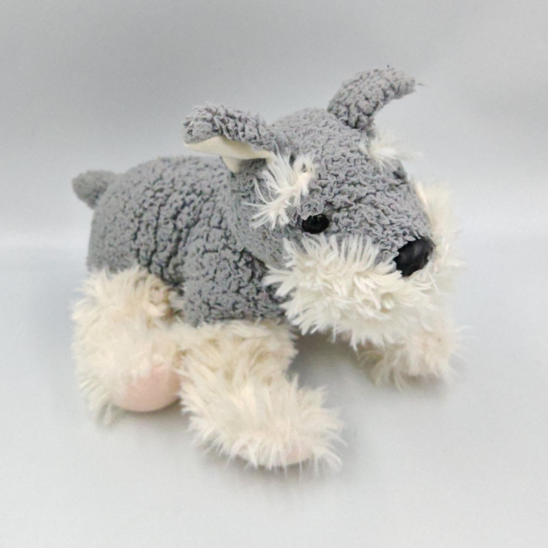 Peluche chien gris blanc PARTNER JOUET