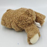 Doudou peluche ours marron coeur rouge I love you TENDERTOYS