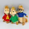 Lot de peluches écureuils Alvin et les Chipmunks + chipettes TY