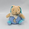 Doudou musical luminescent lapin bleu étoile lune BABY NAT