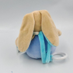 Doudou musical luminescent lapin bleu étoile lune BABY NAT