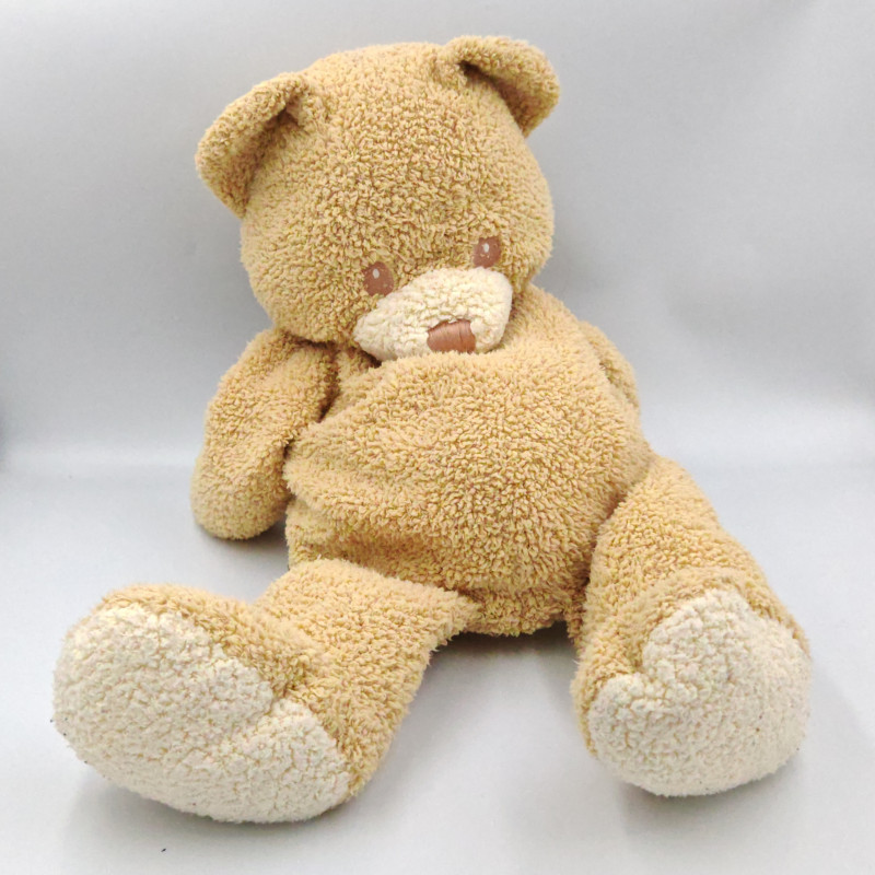 Range pyjama peluche ours beige écru TRUDI