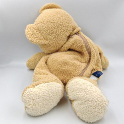 Range pyjama peluche ours beige écru TRUDI