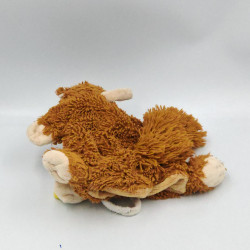 Doudou plat marionnette castor écureuil marron pingouin HISTOIRE D'OURS