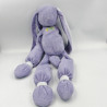 Doudou lapin violet mauve TARTINE ET CHOCOLAT