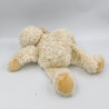 Doudou peluche mouton blanc écru beige