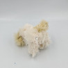 Mini Peluche doudou chien blanc beige J-LINE OSCAR