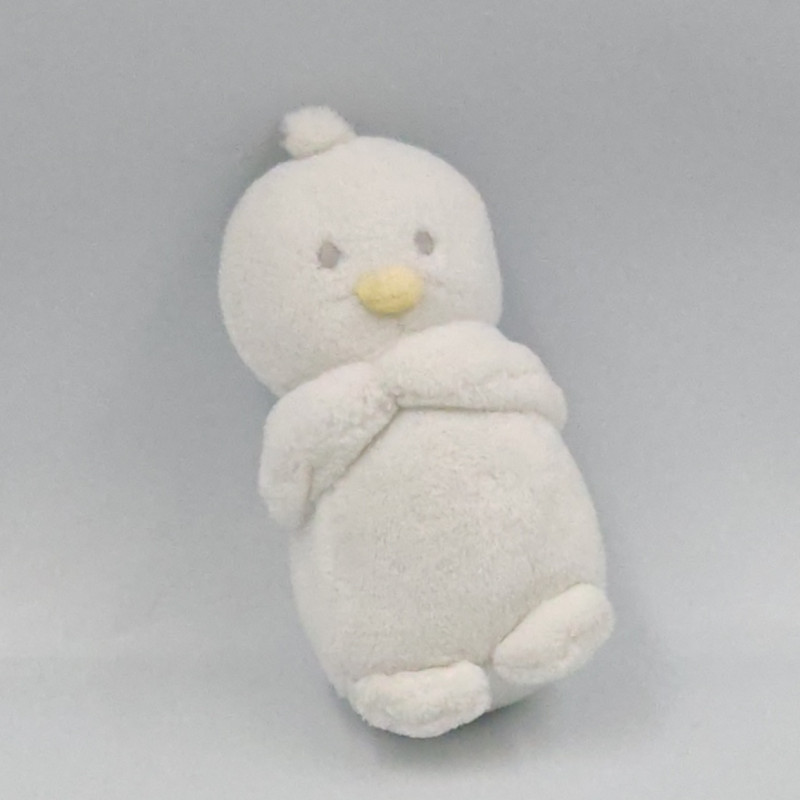 Doudou oiseau poussin blanc SERGENT MAJOR