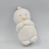 Doudou oiseau poussin blanc SERGENT MAJOR