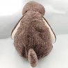 Grande peluche doudou ours marron blanc bleu vert Biscotte et Pompon MOULIN ROTY