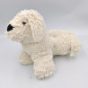 Doudou peluche chien blanc KASSTOYS