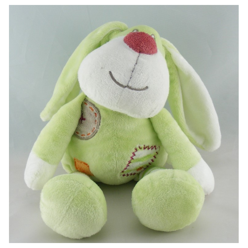 Doudou lapin chien rose bordeaux KIABI