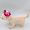 Peluche chien chihuahua beige rose CHI CHI LOVE