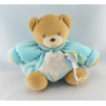 Doudou ours patapouf vichy bleu KALOO 