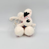 Porte clef Doudou souris salopette rose DIDDL