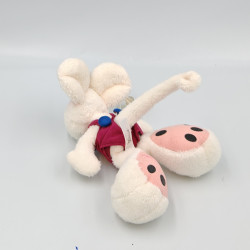 Porte clef Doudou souris salopette rose DIDDL