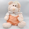 Peluche Puffalump ours rose orange
