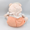 Peluche Puffalump ours rose orange