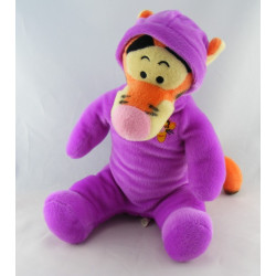 Grand Doudou peluche Tigrou en pyjama jaune DISNEY NEUF