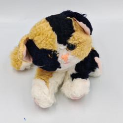 Peluche chat noir marron blanc TYCO KITTY KITTY KITTENS Petit Petit Chaton 1992