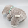 Ancienne peluche ours gris blanc offert par ELF