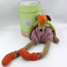 Doudou souris marron vert prune Monsieur Mouse Mousse MOULIN ROTY