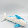Doudou dauphin bleu blanc ALIA