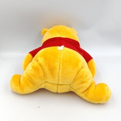 Ancienne Peluche Winnie l'ourson pull rouge Disney