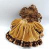 Ancienne Poupée robe marron PANRE