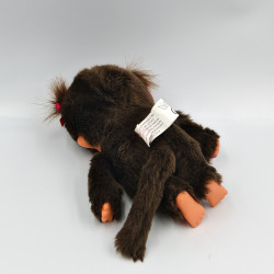 Peluche Singe Kiki fille Monchhichi couettes noeuds rose SEKIGUCHI