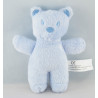 Doudou plat éponge souris bleu AUCHAN