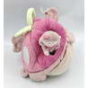 Jouet d'éveil doudou maison fleur avec souris poupée mauve rose Nina NOUKIE'S