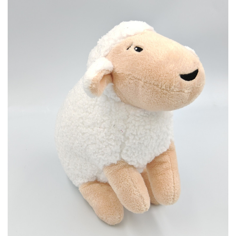 Doudou peluche mouton blanc beige LE PETIT PRINCE
