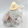 Doudou peluche éléphant gris Dumbo col rouge DISNEY NICOTOY