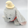 Doudou peluche éléphant gris Dumbo col rouge DISNEY NICOTOY