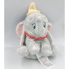 Doudou peluche éléphant gris Dumbo col rouge DISNEY NICOTOY