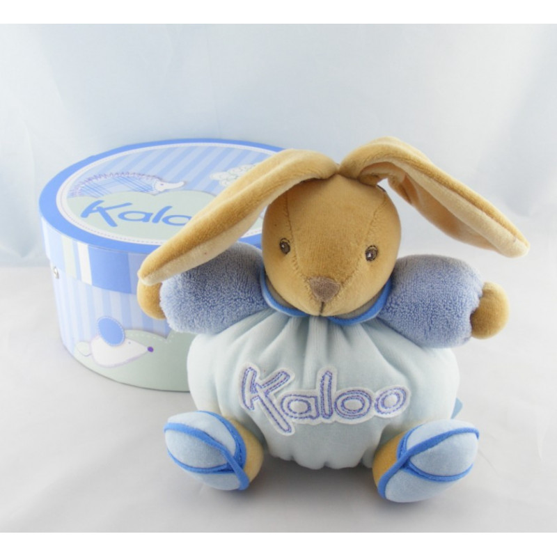 Doudou ours boule bleu blue K kaloo 