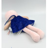 Doudou poupée rose bleu lune KALOO