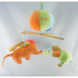 Mobile musical en bois doudou Lapin ours éléphant KALOO