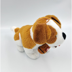 Doudou poupée chiffon bleu blanc rayé noeuds COROLLE