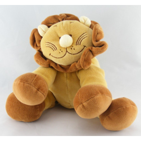 Doudou lion marron beige NOUKIE'S