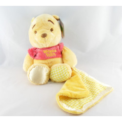 Doudou Winnie l'Ourson avec mouchoir Disney Baby