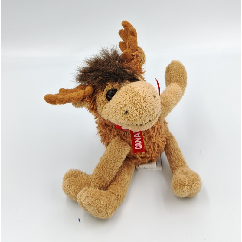 Doudou cerf élan renne marron Baby Murphy