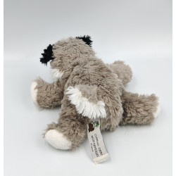 Peluche chien loup Husky gris blanc noir DANI