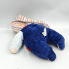 Ancien doudou poupée bleu GOTZ