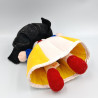 Doudou poupée princesse bleu rouge jaune TRUDI