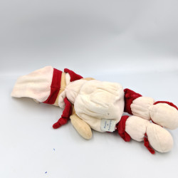 Doudou mouton bleu blanc étoiles Guss et Victor couverture NOUKIE'S