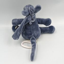 Doudou ane bleu marine poudre d'étoiles NOUKIE'S