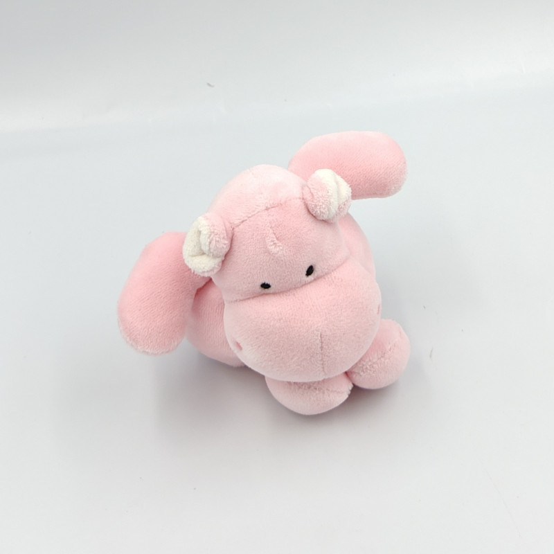 Petit doudou hippopotame rose NICOTOY