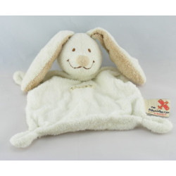Doudou lapin blanc beige NICOTOY